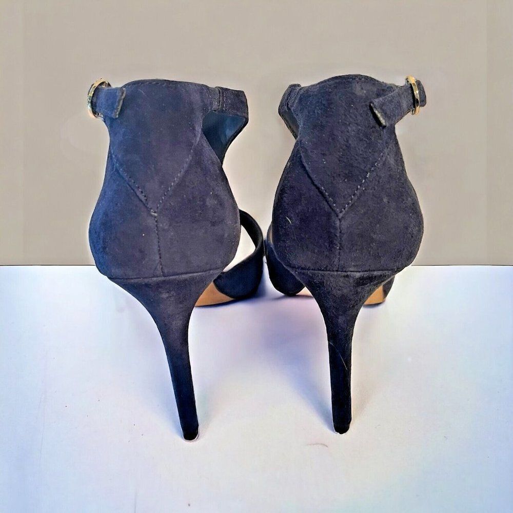 Jessica Simpson Pixxel Military Blue Suede Shoes 7.5 - Picture 7 of 8